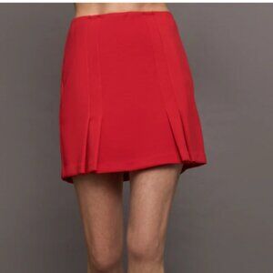 CARBON38 Tennis Skirt in Scuba Bittersweet Red Medium – NWT